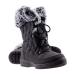 ArcticShield Women's Anna Warm Waterproof Insulated Comfortable Memory Foam Fur Winter Snow Boots 8 Black