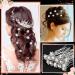 Bridal Wedding Hair Pins Set - 60 Pieces Charming Rhinestone & Pearl Hair Accessories for Women and Girls - Buy Online on GoSupps.com
