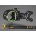 Trophy Ridge Mist Sight - Green Hood Accent, Reversible Mount Design - For Left and Right-hand Bows - Black - Buy Online on GoSupps.com
