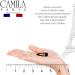 Camila Paris CP1309/2 French Hair Snap Clip Barrette - Strong Hold Metal Snap Pin Hair Accessory for Women - 1.25 Inch (Pack of 2) - Buy Online on GoSupps.com