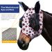 Harrison Howard Stretchable UV Protection Fly Mask - Breathable with Mesh Eye Opening & Ventilated Ear Protection - Extra-Full Size for Optimal Comfort - Buy Online on GoSupps.com
