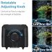 Pawfly Aquarium Air Pump - Quiet 4W Oxygen Pump with Airline Hose Check Valve & Accessories for Fish Tanks Buckets & Ponds - Double Outputs - Buy Online on GoSupps.com