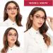 Shop AQWANO Cat Eye Reading Glasses for Women - Blue Light Blocking Stylish 4 Pack Anti-Glare Eyewear 2.0x Magnification - Buy Online on GoSupps.com