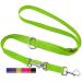 Dey - Premium dog leash nylon 2m |Reflecting |3 -way adjustable |For small medium -sized and large dogs |Many colors | Doubleein dog |Tow leash |Fire leash |Puppy leash |Green M m - 2.0 x 200 cm green reflecting