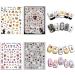 Kalolary 1500pcs Halloween Nail Art Stickers Decals - Self-Adhesive DIY Nail Decorations for Halloween Party - Pumpkin/Witch/Bat/Ghost/Skull Shapes - Buy Online on GoSupps.com
