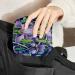 Orchid Ladies Napkin Storage Bag - Portable Zippered Case for Teen Girls & Women - Stylish Purple Design - Buy Online on GoSupps.com