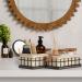 Rustic Wood Basket Set of 2 with Liners for Bathroom Decor - Farmhouse Toilet Paper Holder and Storage - Gray (2 Sizes) - Buy Online on GoSupps.com