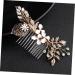 FRCOLOR 1pc Bridal Comb Women Headdress Pearl Hair Pin Bridal Side Comb Crystal Headpiece Wedding Hair Comb Hair Teasing Comb Tiara Bride Hair Comb Decorate Manual Women's Alloy - Buy Online on GoSupps.com
