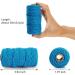 ZEAYEA 3mm x 480 Yards Macrame Cord Set - 15 Rolls Natural Cotton Rope for Crafts, Wall Hanging, Plant Hangers - 4-Strand Twisted Soft Twine String in 15 Colors - Buy Online on GoSupps.com