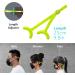 Bone 3 Pack Mask Holder Ear Hooks | Adjustable Anti-Slip Silicone Band for Adults & Kids | Comfortable Mask Extension - Short Black Set - Buy Online on GoSupps.com