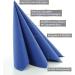 Prime Guest Napkin Blue | Premium Airlaid Napkins for Weddings & Celebrations | 50 Pack | Luxurious Fabric-Like Feel | 40x40 cm - Buy Online on GoSupps.com