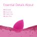 Prodxy Pink Latex Free Makeup Sponge - Perfect for Blending Foundations Powders & Creams | Vegan & Cruelty-Free | Streak-Free Application - Buy Online on GoSupps.com