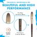 Princeton Umbria Short Handle Synthetic Paint Brush - Filbert 8 | Series 6250 for Watercolor, Acrylic, Oil - Buy Online on GoSupps.com