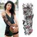 Aresvns Waterproof Temporary Full Arm Tattoo Sleeve (L19xW7) - Realistic Fake Tattoos for Adults, Long Lasting Design 01 - Buy Online on GoSupps.com