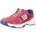 Wilson Girls' Tennis Shoes RUSH PRO JR QL Pink/White/Blue 34 2/3 For all surfaces All player types WRS327900E025