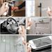 Symbah Small Spray bottle 50ml atomiser empty clear fine mist plastic Refillable spray bottles for Traveling Make-up Skincare Cleaning Liquids (3 PCS) with Funnel - Buy Online on GoSupps.com