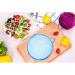 Salad Cutter Bowl Fruit and Vegetable Dice Set Vegetable Drain Bowl Upgraded Juice Making and Salad Making Fresh Salad Slicer Approved for Use in Kitchen White  - Buy Online on GoSupps.com