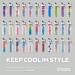O2COOL Mist 'N Sip 2-in-1 Misting Water Bottle - 20 oz (Splash Blue) - Buy Online on GoSupps.com