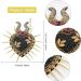 CHGCRAFT 2 Pcs Embroidery Beaded Rhinestone Heart Patches - Punk Style Sew on Patches for Clothing Repair - Gold Sequin Paillette - Buy Online on GoSupps.com