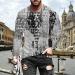 Men's Slim Fit Long Sleeve Workout Shirt - White, Large | Athletic Leisure Wear - Buy Online on GoSupps.com