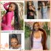 Brinbea 36 HD Lace Front Knotless Box Braided Wig with Baby Hair | Black Synthetic Cornrow Twist Braid Wigs - Buy Online on GoSupps.com