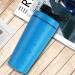 Rocky & Chao 900ml Stainless Steel Protein Shaker - Blue Sports Mug with Ball for Fitness & Egg Whites - Buy Online on GoSupps.com