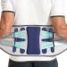 Lower back support ladies men men lordless support belts with 4 support struts vertebral sowing decompression Relief from back pain in the waist in Ischias scoliosis and herniated disc (color: Blu XXL Blue