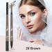 2-in-1 Eyebrow Pencil & Tint Pen | Ultra-Fine Tip, Waterproof, Long-Lasting Brown Color | Natural Eye Brows Makeup with Brow Trimmer - Buy Online on GoSupps.com