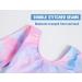 Sparkly Unicorn Rainbow Gymnastics Leotard for Girls | Long Sleeve Tumbling Outfit Age 2-9 Years | Tie Dye B 2-3T - Buy Online on GoSupps.com