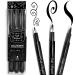Craft 'n' Beyond Calligraphy Brush Pens Pack of 3 Small Medium and Large Markers for Hand Lettering Art Drawing Sketching Scrapbooking Journaling - Beginner Kit with Fadeproof Black Ink