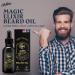 Buy Slickhare Magic Beard Elixir - 100% Natural Organic Beard Oil for Men | Perfect Gifts for Him Dad Boyfriend Husband - Made in USA (1 Fl Oz - Buy Online on GoSupps.com