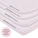 Ely's & Co. Waterproof Bassinet Sheet 2 Pack - Mauve Pink Splash & Stripes - 32x16x3 - Baby Girl - Buy Online on GoSupps.com