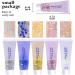 Body Glitter Gel 50ml Face Glitters Body Gel Sequins Shimmer Liquid Eyeshadow Mermaid Sequins Sparkling Chunky Body Lotion Glitter Liquid for Face Body Eye Hair Nail DIY Makeup Decoration-Blue#01 01#Blue - Buy Online on GoSupps.com