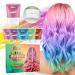 Comblor Hair Color Wax lonstin Brand 5 Colors (60 ml) Temporary Hair Dye Wax for DIY Hair Beard & Mustache Dyeing Kids Color Crayons Halloween Parties All Hair Colors
