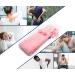 Axion Long Hot Water Bottle with Plush Cover & Pompoms - Pink | International Shipping Available - Buy Online on GoSupps.com