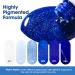 Gellen Gel Nail Polish Set 6 Colors 10ML Navy Royal Blue Shades Glitter Pearlescent White Gel Polish Kit Soak Off UV Gel X Nail Art Design DIY Salon Manicure Christmas Nails Gift for Women Mom Enjoy the Blue - Buy Online on GoSupps.com