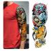 GFHIH 12 temporary tattoos for men and women (L19xW7)  Christmas full arm fake tattoos  waterproof realistic sleeve tattoos long lasting Christmas gifts xC-12 sheet