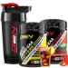 2x EAA powder + premium shaker - Cola citric + Strawberry Watermelon - Human Code Formula - All 8 essential amino acids - Amino workout drink - Delicious taste - vegan (2x - 532 g) Shaker + Cola lemon + Strawberry Watermelon 532 g (2 pack) +shaker