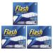 6 x Flash Magic Eraser Ultra Power -No Chemicals Needed - Removes Scuffs Crayon Grease and Grimes (Pack of 3)