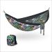 ENO DoubleNest Hammock - Lightweight & Portable Camping Hammock - 1 to 2 Person Backpacking Hammock - for Camping Hiking Backpacking Travel a Festival or The Beach - Nature Talk/Black