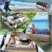 Memory Foam Camping Mattress with Waterproof Cover - Twin 74x38 - Buy Online on GoSupps.com