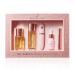 HIGHONLOVE Mini Pleasures 5-Piece Set: Bath Oil Massage Oil O Oil (for Relaxation) Lip Gloss & Mini Wand Massager