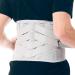 Adjustable Lower Back Support Belt for Men and Women - Relieve Sciatica and Herniated Disc Pain, Prevent Injuries with Breathable Lumbar Support Brace - Pure Grey (Size L) - Buy Online on GoSupps.com