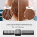 JeoPoom Carbon Comb Compact Carbon Comb Coarse Fine 2 Teeth Break-Proof Anti-Static Salon Hairdresser Hair Care Tools For Men And Women With Different Types Of Hair DoubleTooth - Buy Online on GoSupps.com