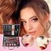 professional makeup | professional makeup for women portable multi-function makeup kit for professional/beginner 62 eye shadows 4 eyebrow powders 5 - Buy Online on GoSupps.com