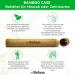 Premium Miswak 10-Pack | Natural Fluoride Siwak Toothbrush with Bamboo Travel Case - eSelam - Buy Online on GoSupps.com