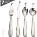 Stainless Steel Weighted Utensils Set for Tremors & Parkinson's - Adaptive Eating Flatware for Hand Tremors, Parkinson's, Arthritis - Knife, Fork, 2 Spoons & Bag - Buy Online on GoSupps.com