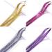 12 Colors Glitter Hair Strands | Lametta Hair Extensions for Women | 90cm Cosplay & Party Essentials - Buy Online on GoSupps.com