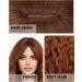 Wokestar Long Auburn Synthetic Hair Wig for Women with Curtain Fringe - Shop Now - Buy Online on GoSupps.com