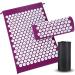 Generise Acupressure Mat & Pillow Set for Pain Relief - Purple/White Spikes - Buy Online on GoSupps.com